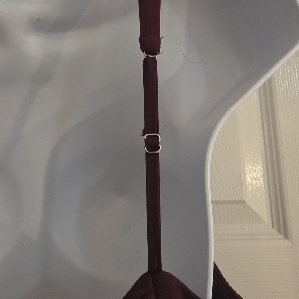 Birdy Grey Burgundy Gown- L - Picture 10 of 14